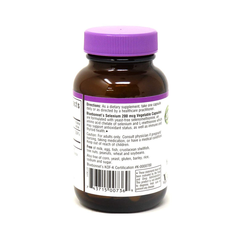 [Australia] - BLUEBONNET NUTRITION SELENIUM 200 mcg 