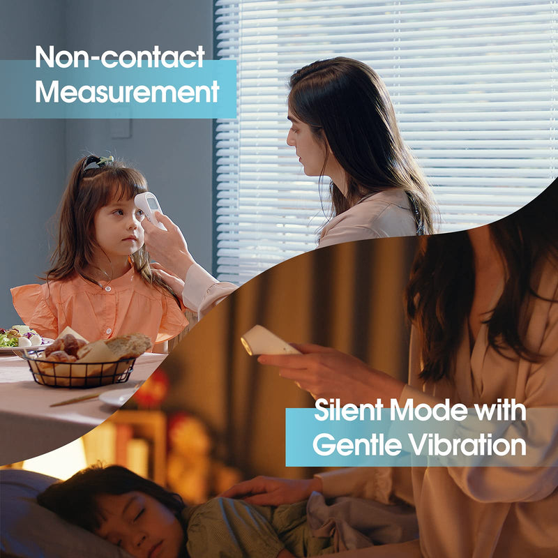 [Australia] - yuwell Infrared Thermometer for Adults and Kids, Forehead Non Contact Baby Thermometer with Instant Accurate Reading, Fever Alarm and Gentle Vibration Alert with Storage Case 