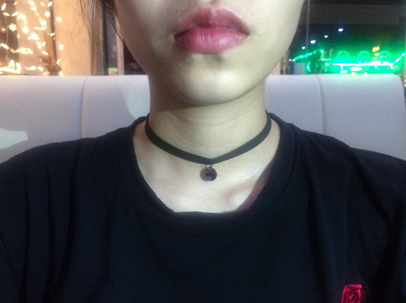 [Australia] - nemoyard Custom BTS Merchandise Choker Necklace with Gift Box for Women Girls BTS choker 