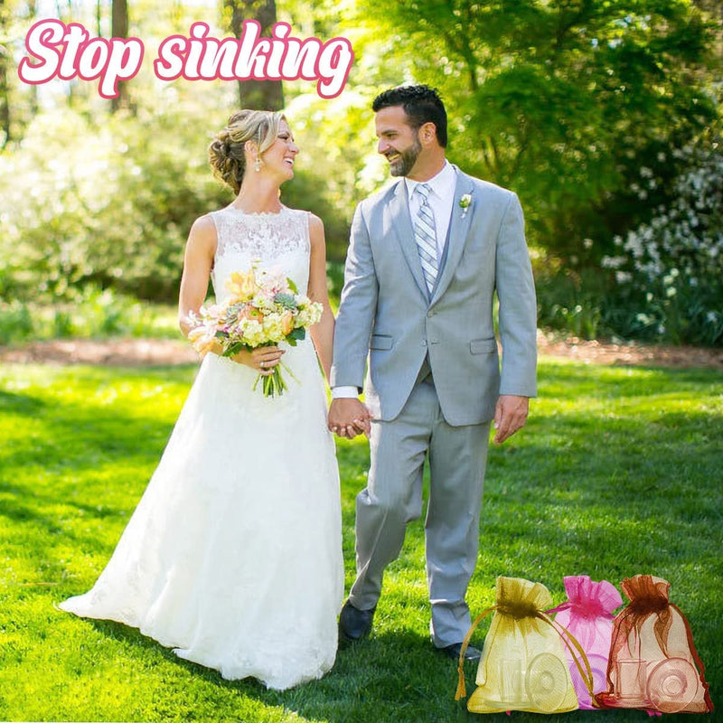 [Australia] - 6 Pairs Heel Stoppers for Grass, 3 Sizes High Heel Protectors for Women Wedding Shoes, Durable High Heel Protectors for Walking on Grass and Uneven Floor 