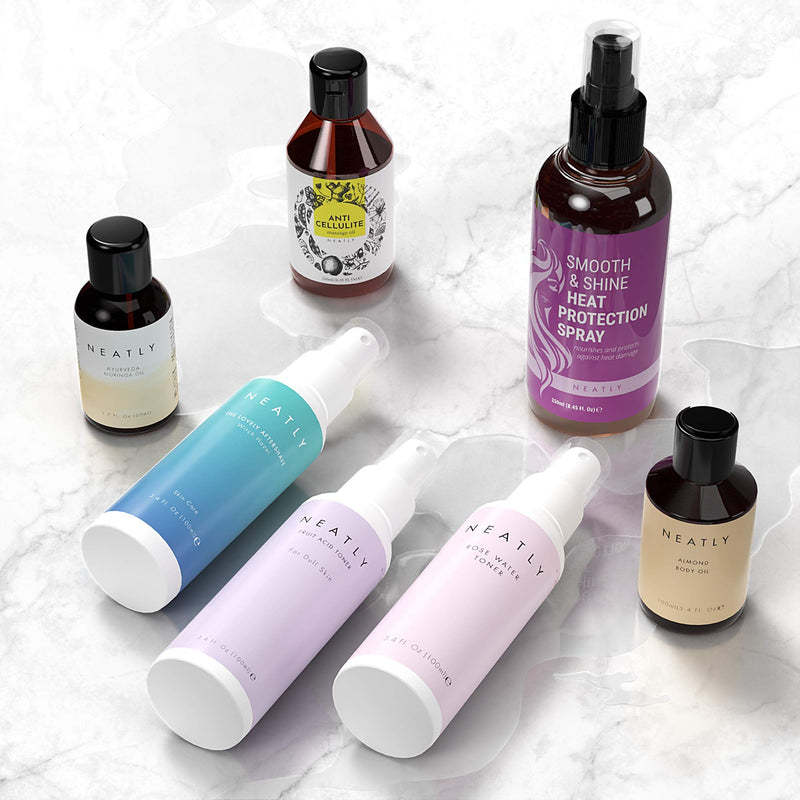 [Australia] - Neatly Heat Protection Spray for Hair - A Natural Keratin Hair Spray for Heat Defense - Heat Protection for Hair with Aloe Vera & Keratin - Heat Protector Spray & Heat Defense Spray for Hair, 250ml 