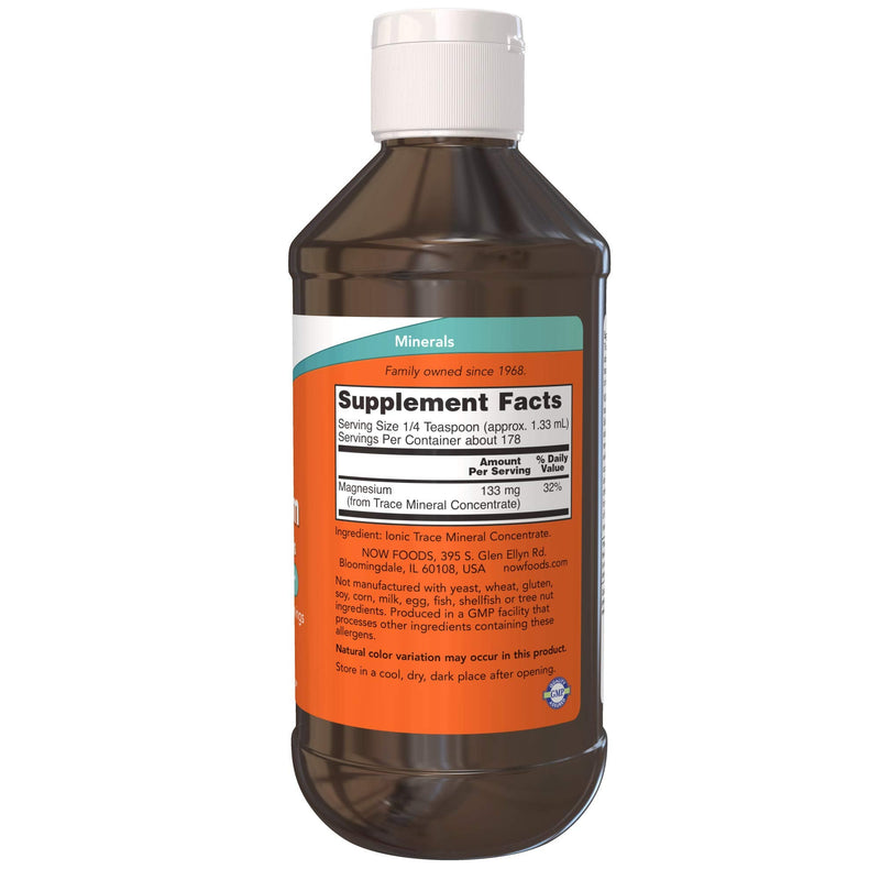 [Australia] - NOW Supplements, Liquid Magnesium with Trace Mineral, Nervous System Support*, 8-Ounce 