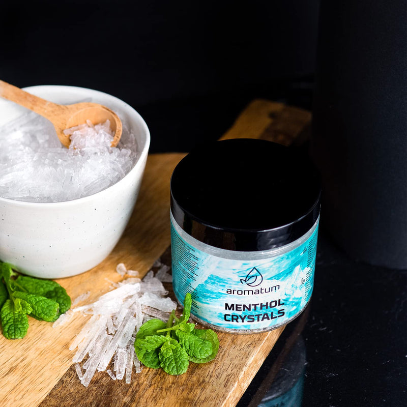 [Australia] - Sauna Accessories, Menthol Crystals 100g, Menthol Crystals for The Sauna for Inhalation | Sauna Infusion, Congestion Blocked Nose, Natural Menthol Crystals | Ideal Sauna Gift Sauna 