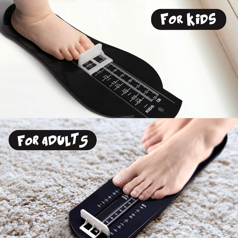 [Australia] - Foot Measurement Device Shoe Size Measuring Devices for Adults and Kids with Soft Tape Measure US Standard 2 Pieces 