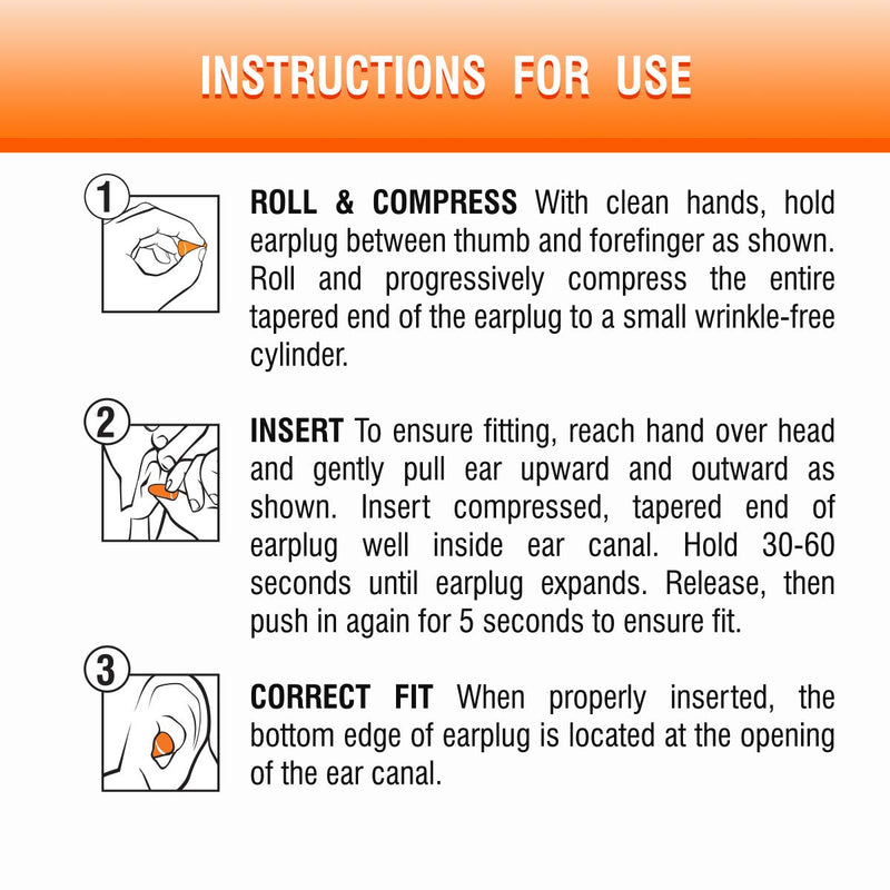 [Australia] - Moldex Soft Foam Ear Plugs 50 Pairs Softies® Earplugs -33dB Highest NRR Made in USA/Moldex Soft Foam Ear Plugs 50 Pairs Softies® Earplugs -33dB Highest NRR Made in USA 50 Pair (Pack of 1) 