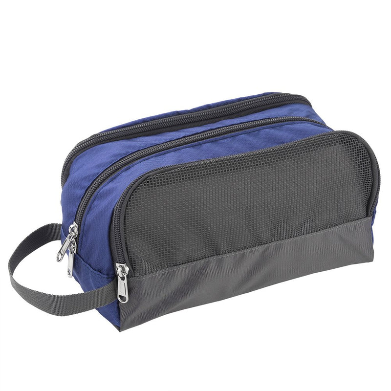 [Australia] - Travel Toiletry Bag Small, Yeiotsy Light Dopp Kit Bag Shaving Bag Toiletry Organizer Blue (Sapphire) Sapphire 