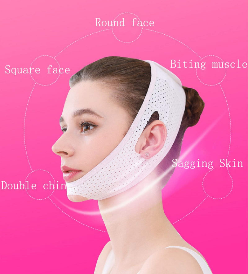 [Australia] - V Line Lifting Chin Strap for Women Eliminates Sagging Skin Lifting Firming Anti Aging .Facial Slimming Strap, Pain-Free Face-Lifting Bandage 