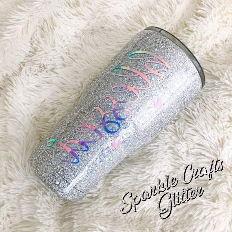 [Australia] - Silver Holographic Glitter, YGDZ 150g Multi Purpose Nails Body Extra Fine Silver Glitter for Resin Face Eye Hair Festival Decoration Crafts 
