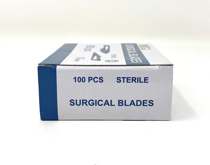 [Australia] - Disposable Surgical Scalpel Blades Sterile High Grade Carbon Steel 2.1% 10xx Individually Foil Wrapped by P&P MEDICAL SURGICAL Size 10 Box of 100 