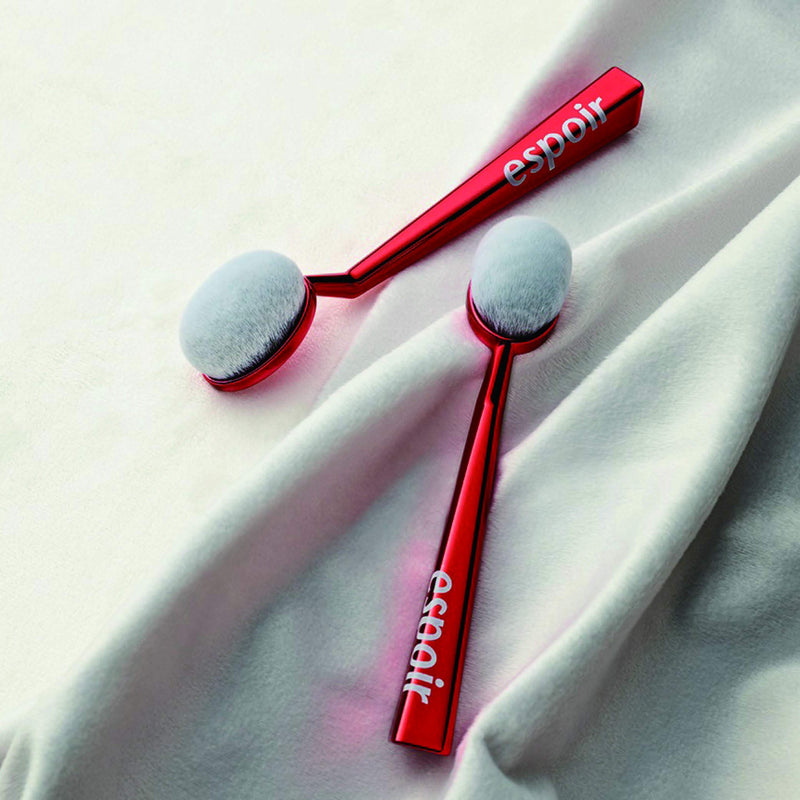[Australia] - ESPOIR Super Soft Face Brush | High Performance 60°Angle Brush with Sensuous Design that Leaves No Marks on Your Skin | Kbeauty Makeup Tool 
