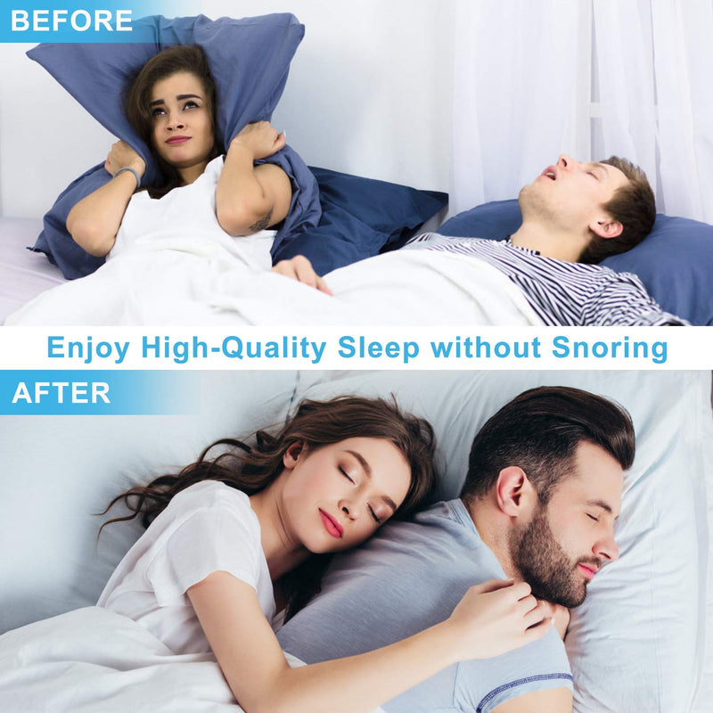 [Australia] - 3 Pack Anti Snore Devices, Silicone Magnetic Anti Snore Clips, Anti Snore Clip Device, Nasal Dilator Snoring with Magnets for Promotes Breathing and Sleep White 3 Pack 