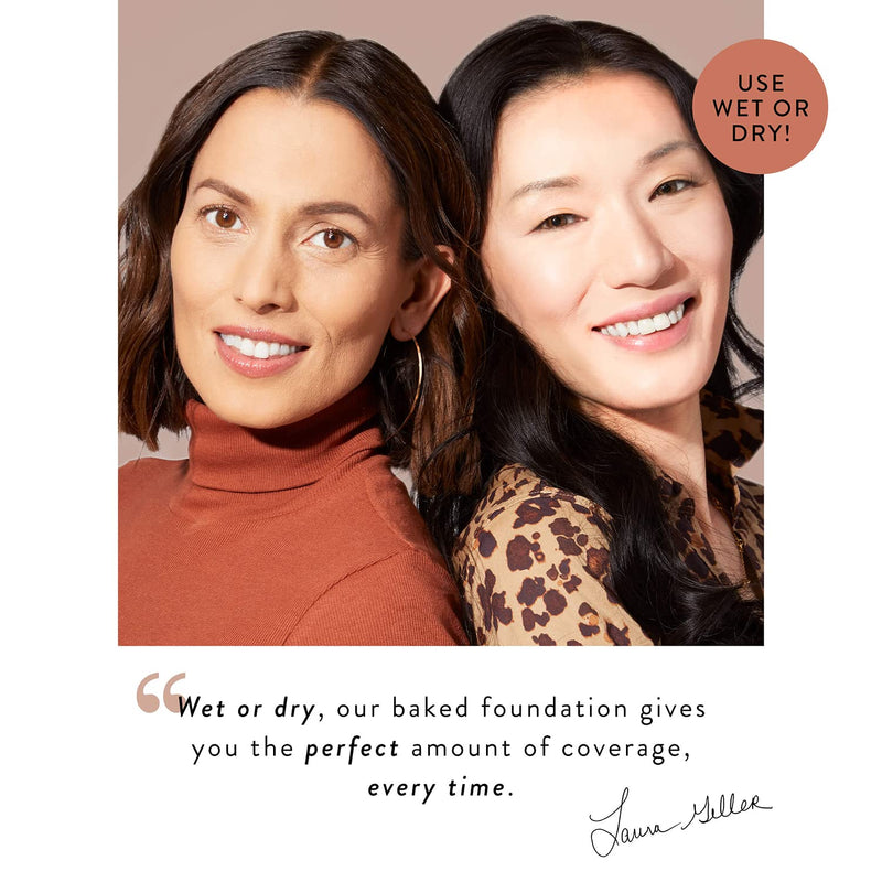 [Australia] - Laura Geller Beauty Double Take Baked Versatile Powder Foundation, Porcelain 01 Porcelain 