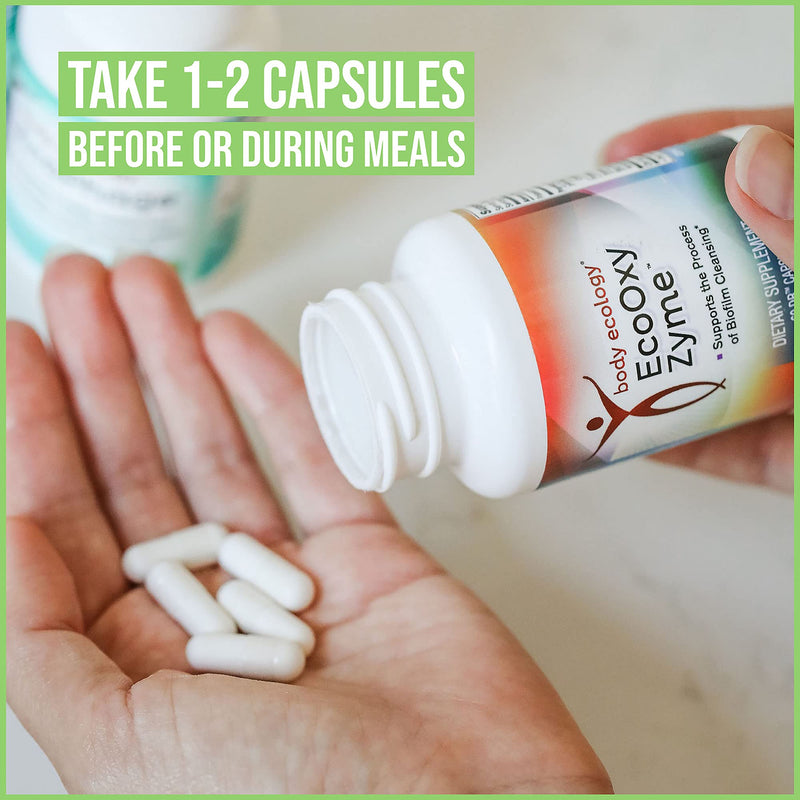 [Australia] - Body Ecology Assist Full Spectrum Enzymes | Plant Digestive Enzyme Supplement | Supports Healthy Digestion & Absorbs Nutrients | 90 Vegetarian Capsules 