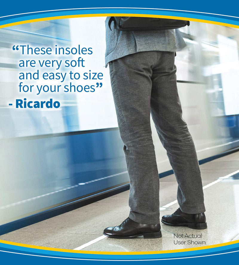 [Australia] - Dr. Scholl's Stimulating Step Insoles with Massaging Gel Plus Stimulating Nodes, Unisex 1 Pair Men's 8-13 