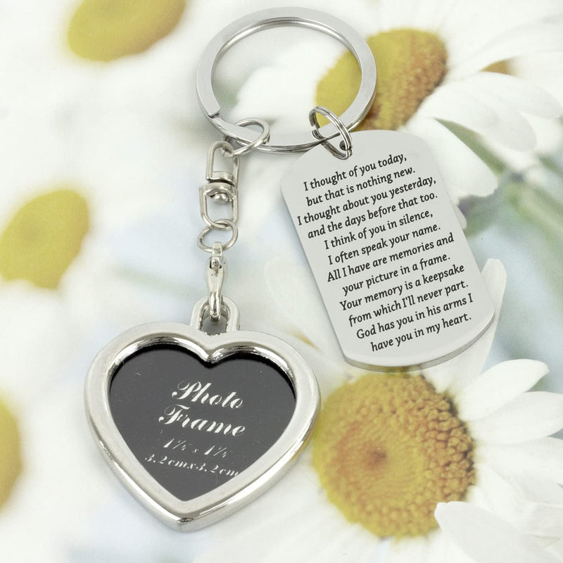 [Australia] - Hutimy Memorial Jewelry for Loss of Father Mother Dad in Heaven Gift for Daughter Son Lose Jewelry Sympathy Keychain 