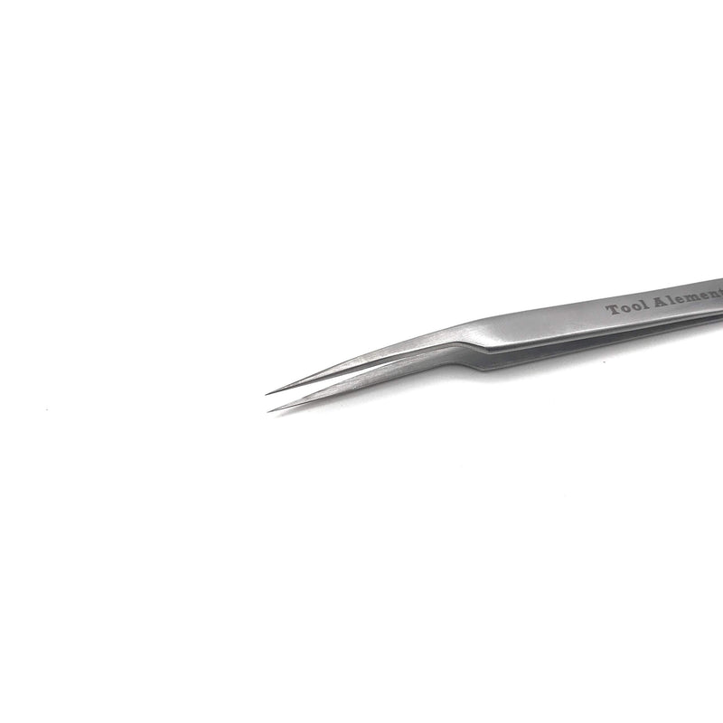 [Australia] - Tool Alement Canadian Stainless Steel 14cm Point Straight Eyelash Tweezers M-PK14-8003 