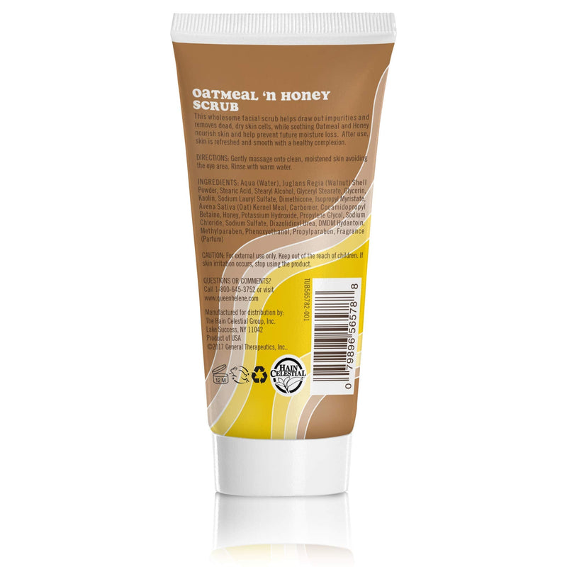 [Australia] - Para Laboratories Queen Helene Gentle Facial Scrub, Oatmeal & Honey, 6 Ounce 