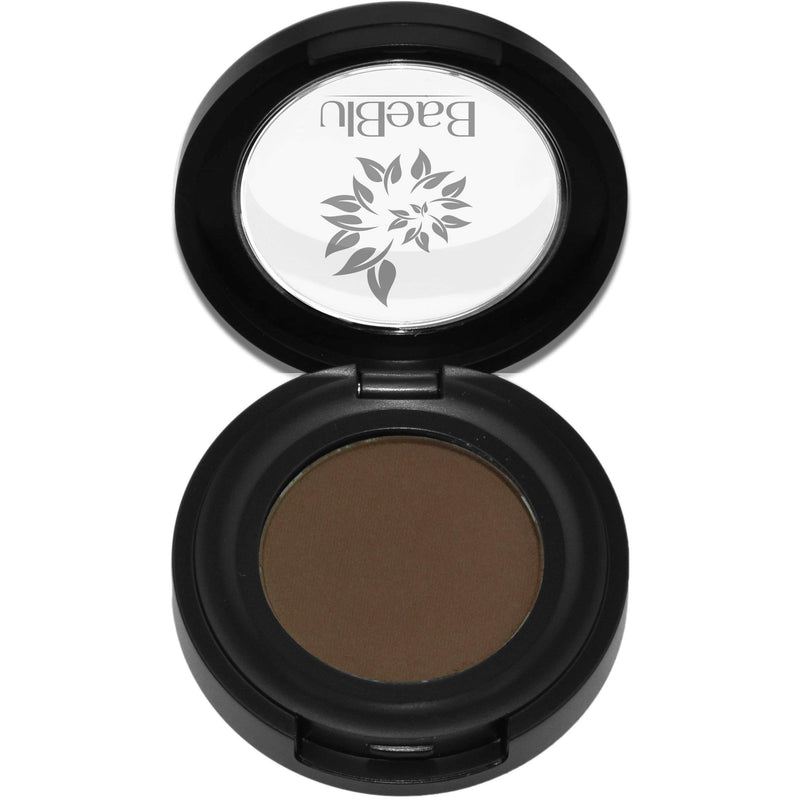 [Australia] - BaeBlu Eyebrow Powder, Organic Vegan 100% Natural, Fill-in Smudge Proof Brow Tint, Made in USA, Deep Brown 