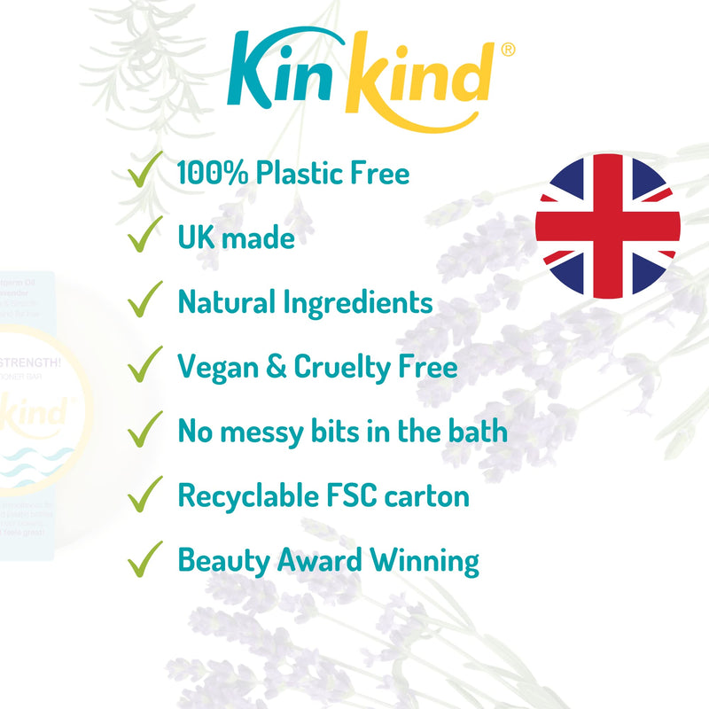 [Australia] - KinKind REVEAL me! Body Scrub Bar. Exfoliate to reveal fresh, new skin. Natural exfoliators. No plastic, No mess in the shower. Vegan & Cruelty free. UK made. 