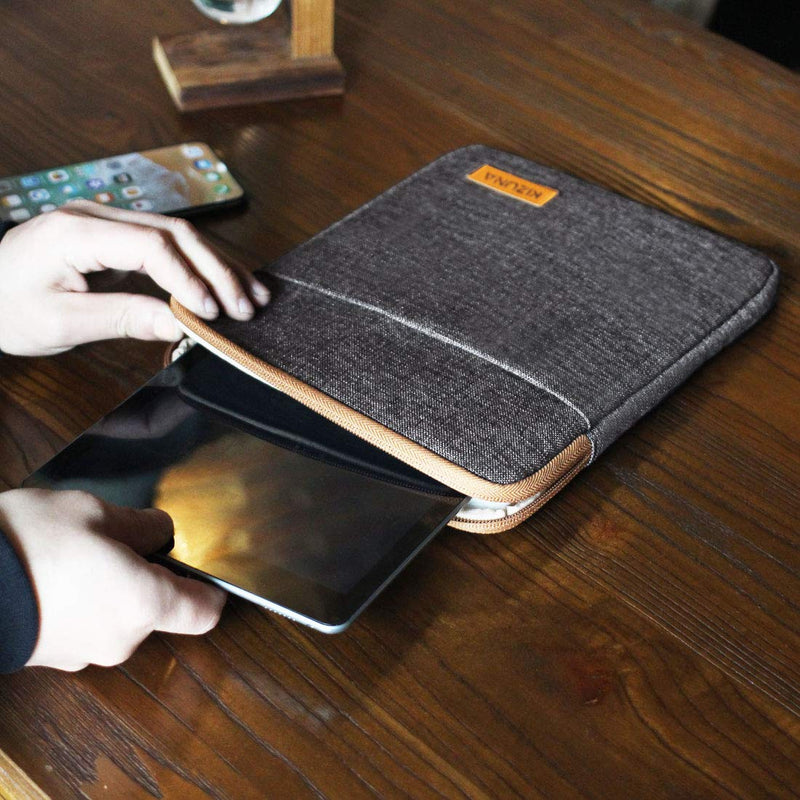 [Australia] - KIZUNA 8 Inch Tablet Sleeve Case Shockproof Water-Resistant Bag for 7.9" Tablet/iPad Mini 4 3 2/Samsung Galaxy Tab A/ 8" Pro/Tab 3 7.0 Lite/S2 8/E 8, LG Huawei M5/ASUS ZenPad Protective Bag - Brown 7.9-8 Inch / 7.9" iPad Mini 