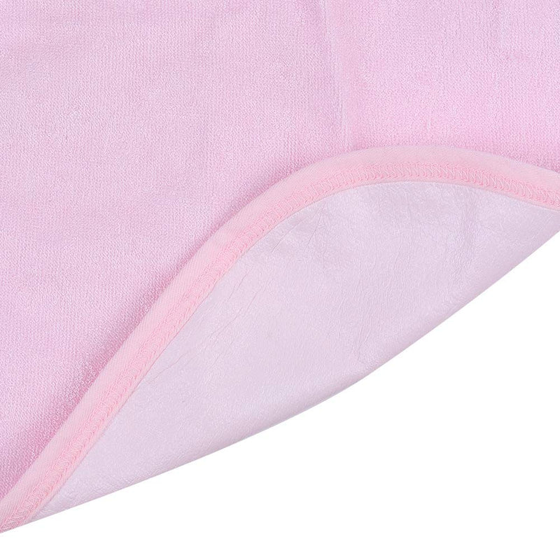 [Australia] - Filfeel Adult Bibs Clothing Protector, Waterproof Mealtime Bib Elder Disability Aid Cook Dining Clothes Washable 12.2 * 16.5inch Light Pink 