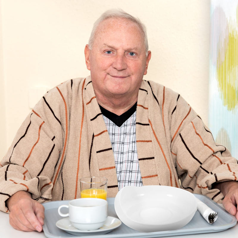[Australia] - FOMIYES Scooper Bowl with Suction Cup Base Adaptive Self-feeding Bowl Anti-spill Tableware Adaptive Utensils for Disabled Handicapped and Elderly Adults 