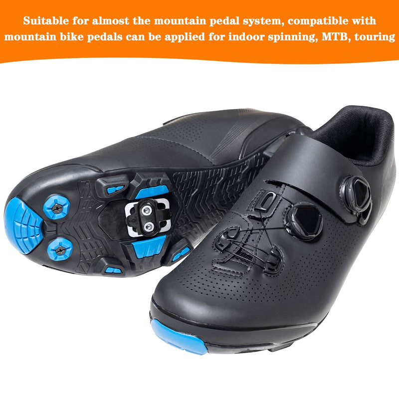 [Australia] - Hotop Bike Cleats Compatible with Shimano MTB SPD Pedals (SH51) for Men and Women Mountain Bike Shoes Bicycle Cleat Set for Mountain Biking and Indoor Cycling 