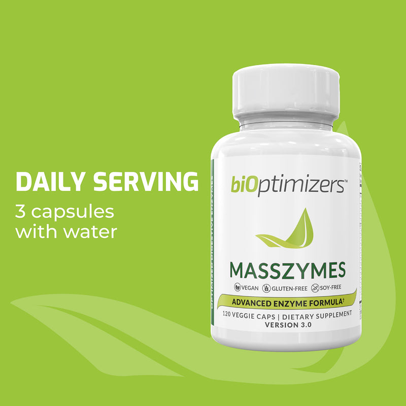 [Australia] - MassZymes - Premium Digestive Enzyme Supplement for Women and Men - Most Potent Enzyme Formula on The Planet - Now with AstraZyme (120 Capsules) 120 Count (Pack of 1) 