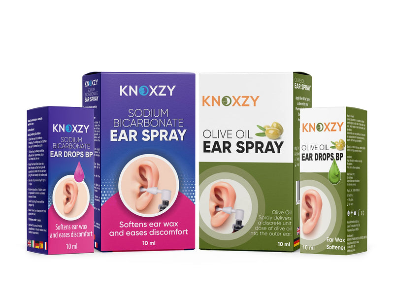 [Australia] - Knoxzy Olive Oil Ear Spray, Wax Removal Natural Spray for Infections & Pain Softener Relief Clinically Tested - 10 ml 10 ml (Pack of 1) 