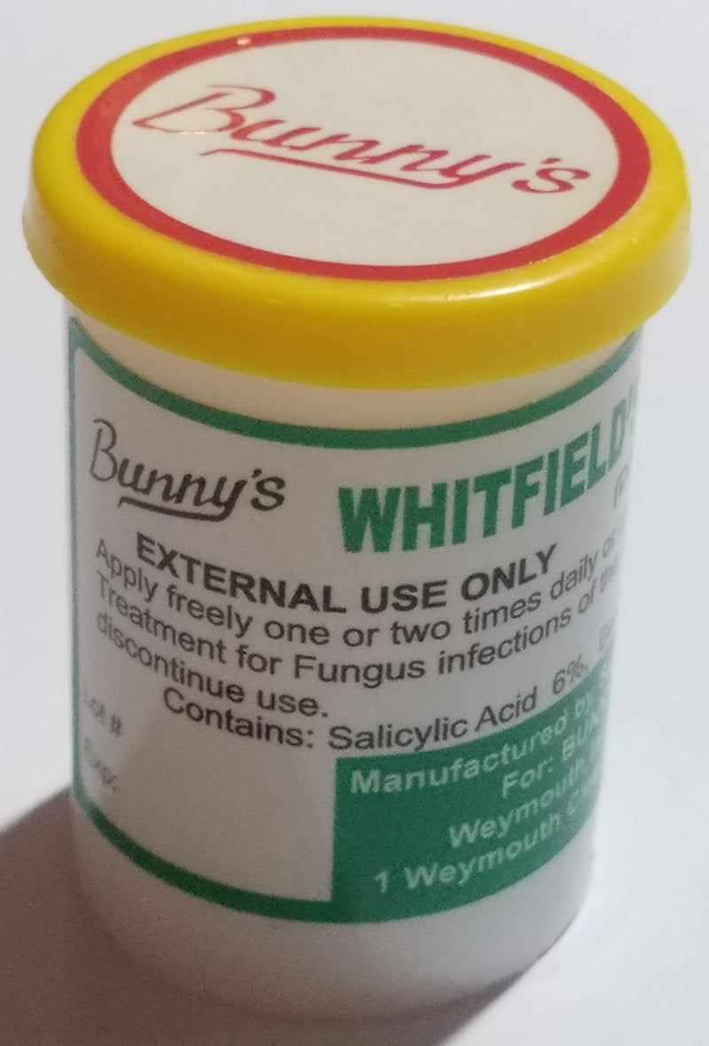 [Australia] - Bunny's Jamaican Whitfield's Ointment 28g, Double Strength, Treatment for Fungus Infection of The Skin, White, 0.98 Ounce (Pack of 1) 