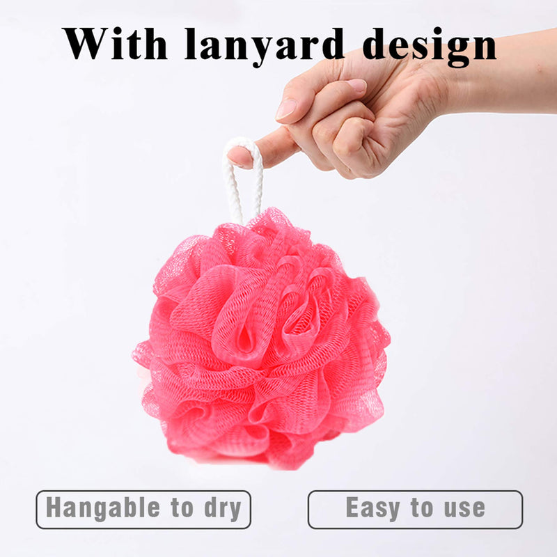 [Australia] - Bath Shower Sponge Loofahs [20 Pack,50g/Pcs] Bulk Assorted Colors, Mini Mesh Pouf Bath Poof Shower Ball, Mesh Bath and Shower Sponge 