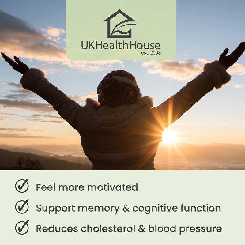 [Australia] - UKHealthHouse Lecithin Softgel Capsules – 1200mg x 30 Capsules – High Strength Omega 6 GLA Content – Great for New Mums & Feeding Newborns, Aids Metabolism & Women’s Health 30 Count (Pack of 1) 