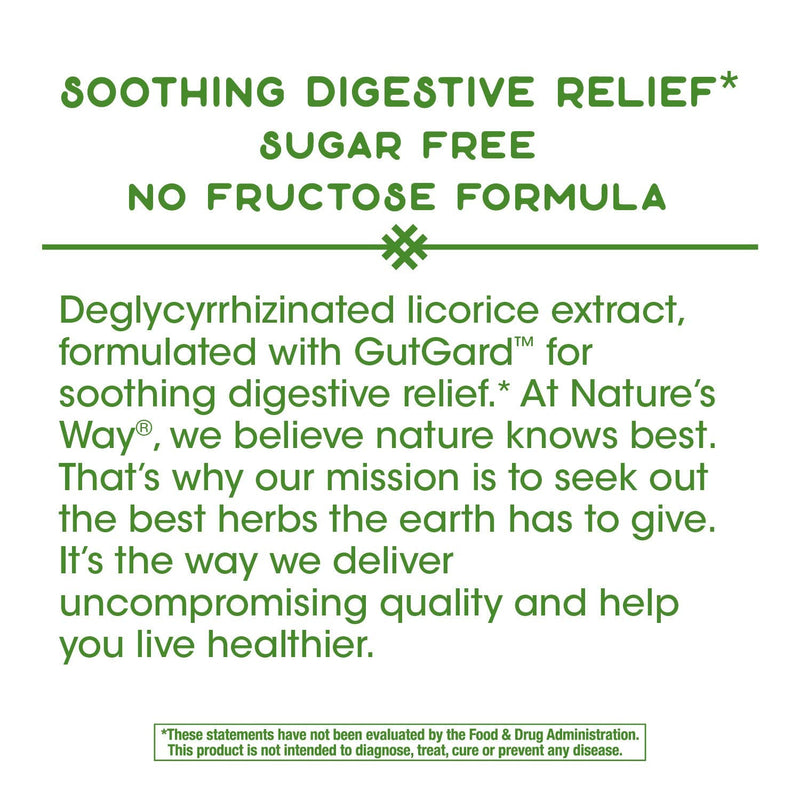 [Australia] - DGL No Fructose Formula 100 Chewable Tablets (Pack of 2) 
