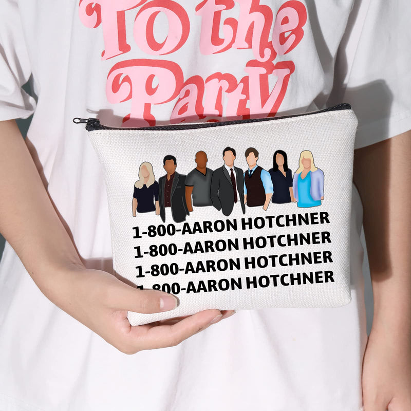 [Australia] - LEVLO Criminal Minds Cosmetic Make Up Bag Criminal Minds Fans Gift 1-800 -Aaron Hotchner Criminal Minds Makeup Zipper Pouch Bag For Women Girls, 1-800 -Aaron, 