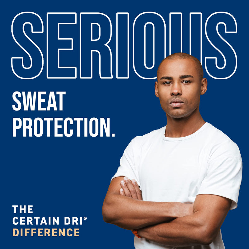 [Australia] - Certain Dri Extra Strength Clinical Antiperspirant Solid Deodorant, Hyperhidrosis Treatment for Men & Women, Powder Fresh, 1.7oz, 1 Pack 