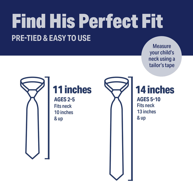 [Australia] - Ties For Boys - Zipper Pre-Tied Woven Boys Tie: Neckties For Kids Wedding Graduation School Uniforms 11 Inches (Ages 2-5) Carnation Pink 