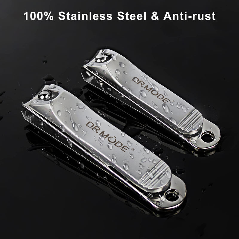 [Australia] - Nail Clippers -2pc Sharp Nail Cutter Set Professional Toenail Clippers Sturdy Finger Nail Clippers for Men with Case 