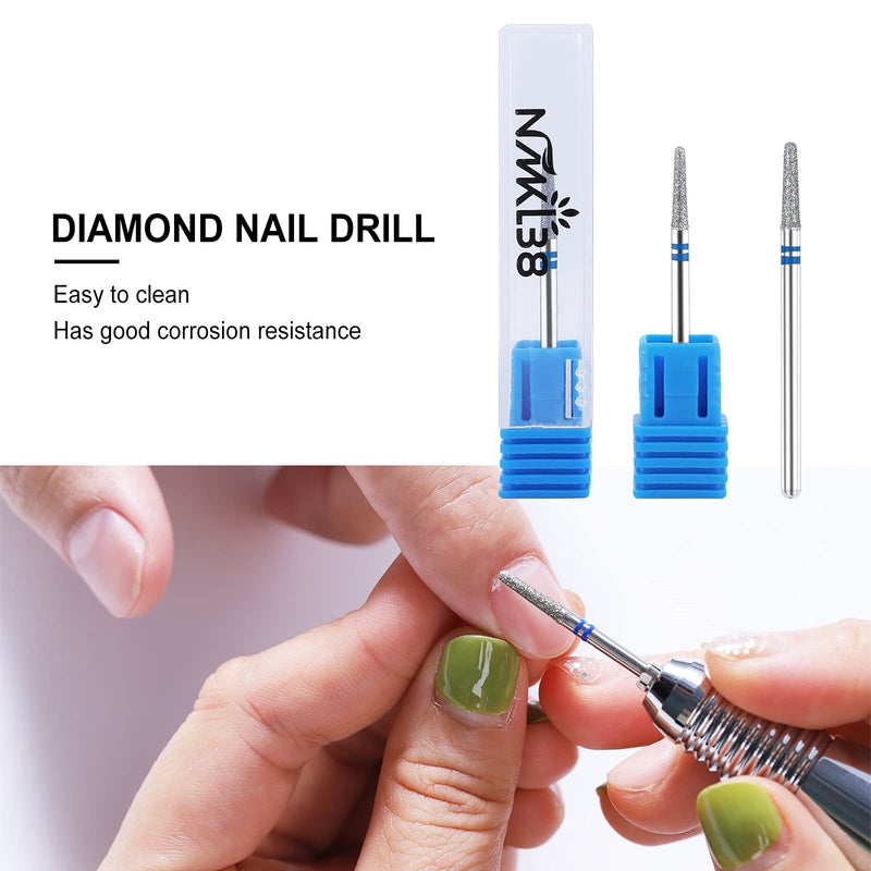 [Australia] - NMKL38 Nail Carbide Drill Bit Cuticle Bit Cleaner Tool for Electric Drill Machine Manicure Pedicure File 3/32'' Grinding Burr (3 x 10) 3 x 10 