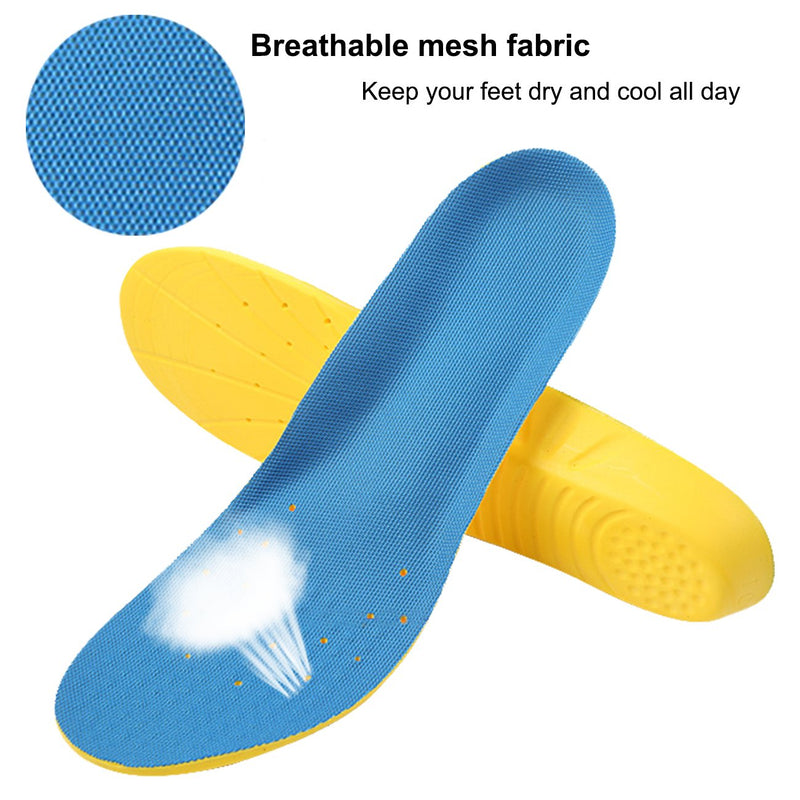 [Australia] - Shoe Insoles, Orthotic Insoles, Memory Foam Insoles Providing Great Shock Absorption and Cushion, Best Insoles for Men and Women for Everyday Use (S) S (Women 5-6/ Kids 2-5) 
