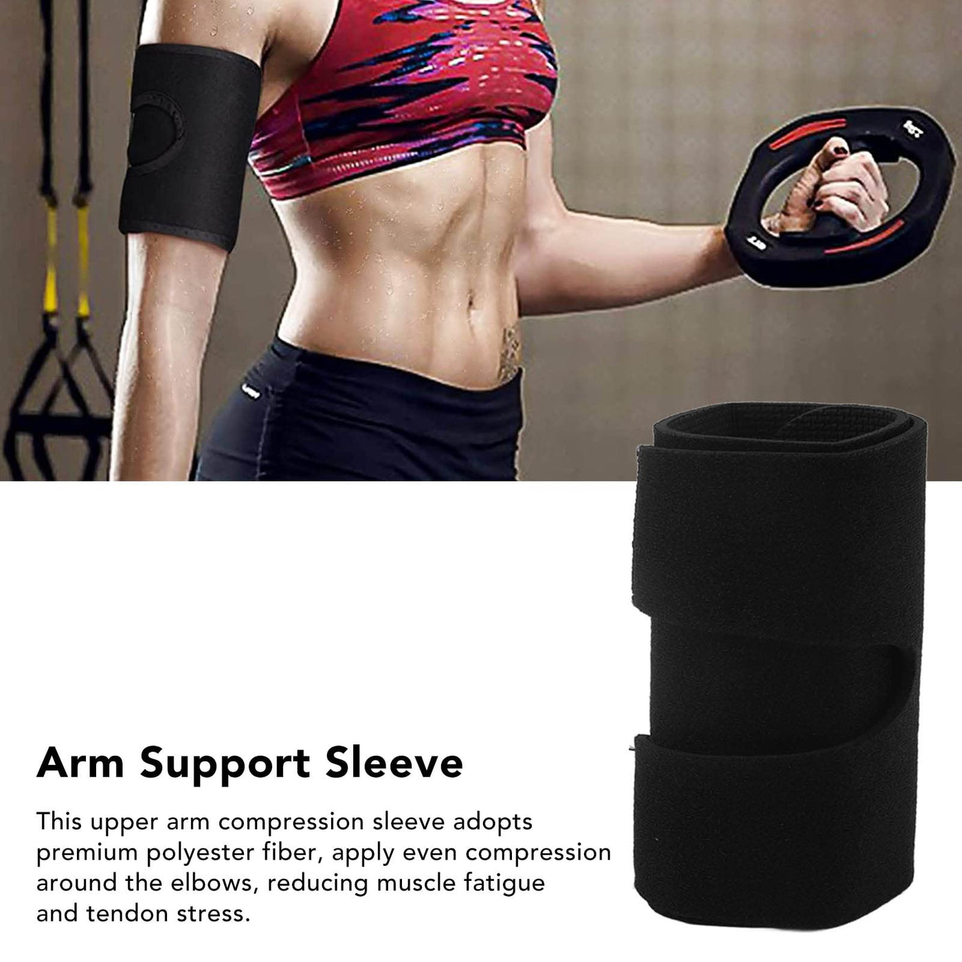 YUYTE Upper Arm Sleeve Pressure Pain Relief Bicep Tendonitis Brace  Compression Sleeve Triceps Biceps Muscle Support For Upper Arm Tendonitis  Pain Relief