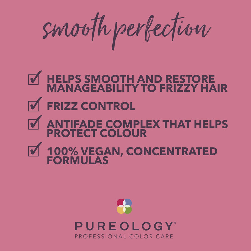[Australia] - Pureology | Smooth Perfection | Conditioner | For Frizz-Prone, Colour Treated Hair | Vegan | 1000ml 