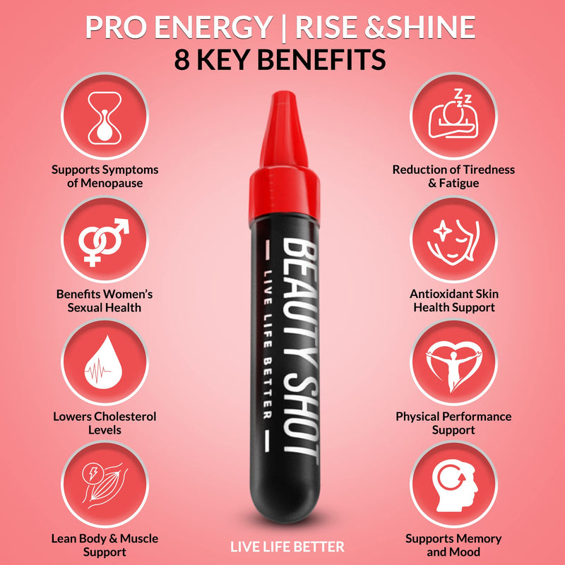 [Australia] - Liquid Korean Ginseng and Royal Jelly, Guarana, Bee Pollen and Taurine, High Dose Immunity Drink, Reduces Tiredness and Fatigue, 20 Energy Shots 
