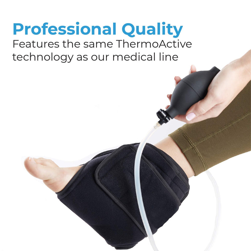 [Australia] - NatraCure Hot/Cold & Air Compression Ankle Brace Support - (6012 CAT) - Helps Stabilize and Relieve Ankle Sprains, Arthritis, Joint Pain, and Sports Injury 