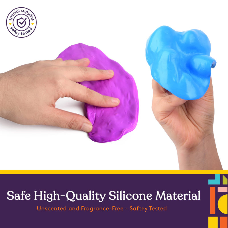 [Australia] - Special Supplies Therapy Putty for Kids and Adults - Resistive Hand Exercise Stress Relief Therapy Putty Kit, Set of 6 Strengths, 3 Ounces of Each Putty 
