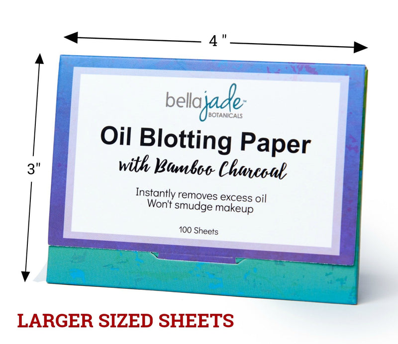 [Australia] - Oil Blotting Paper Sheets – Instantly Absorbs Excess Oil and Shine from Face without Smudging Makeup – Large size, 200 Tissues … (charcoal) charcoal 