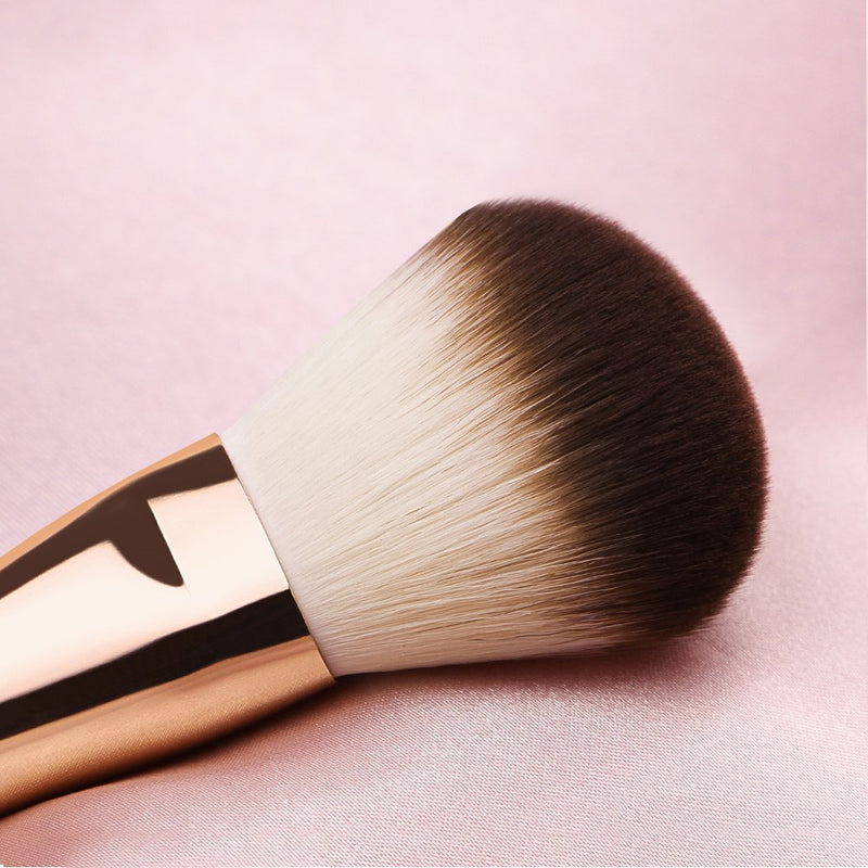 [Australia] - Anne's Giverny Kabuki Large Bronzer Brush Loose Powder Foundation Make up Brush for Blending Blush Makeup (Pink) 