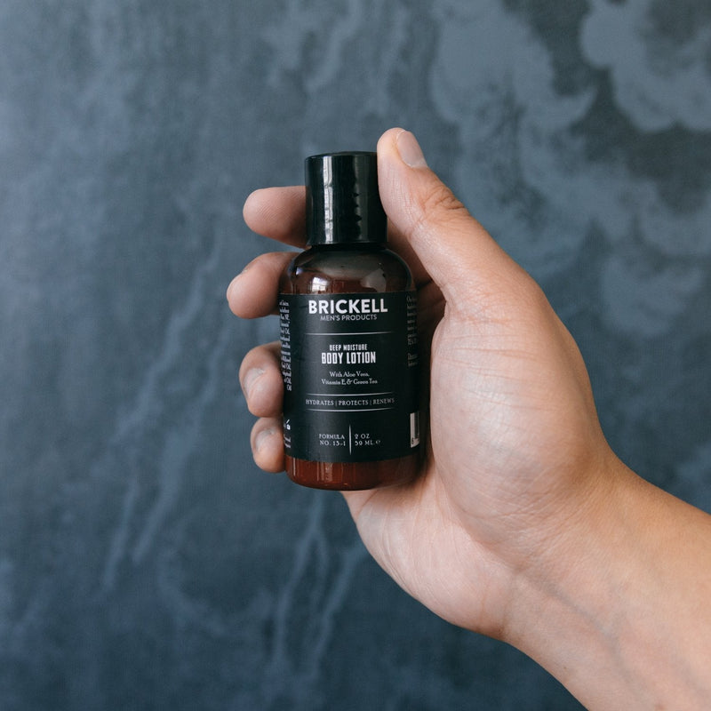 [Australia] - Brickell Men's Deep Moisture Body Lotion for Men, Natural and Organic Protects and Hydrates Dry Skin, 59 ml, Scented‚Ä¶ 