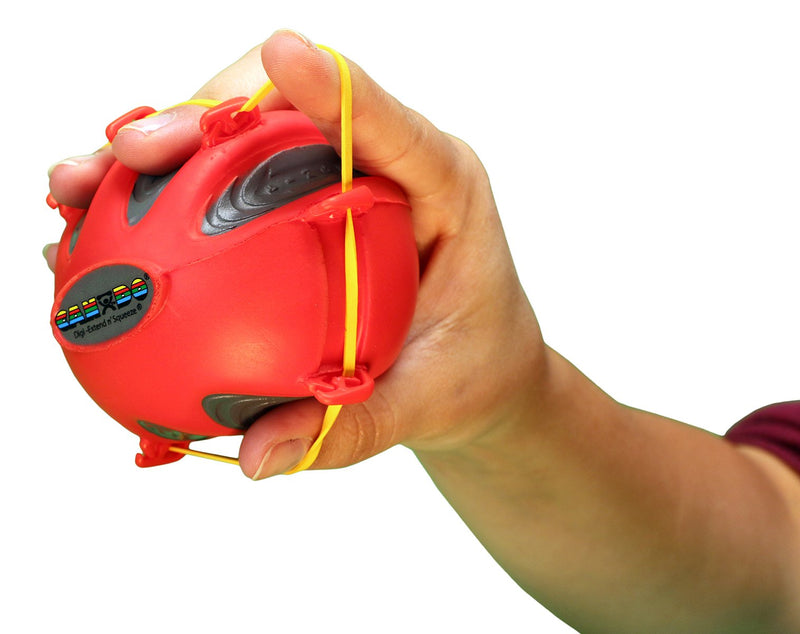 [Australia] - CanDo 10-2271 Digi-Extend n' Squeeze Hand Exerciser, Small, Red-Light Red: Light 