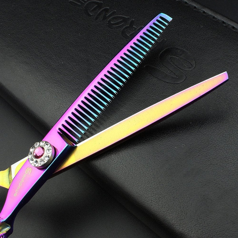 [Australia] - 6.0 Professional Hairdressing Scissors Hair Cutting Thinning Scissors Set Barber Shears Salon (Thining Scissors) 