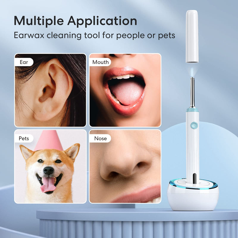 [Australia] - Ear Wax Removal, Ear Cleaner with Camera, Ear Wax Removal Tool with 1080p HD, Wireless Otoscope with Light, Ear Wax Removal Kit for iPhone, ipad, Android Phones 